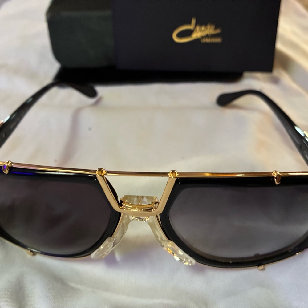 Cazal Men's Sunglasses - Black and Gold